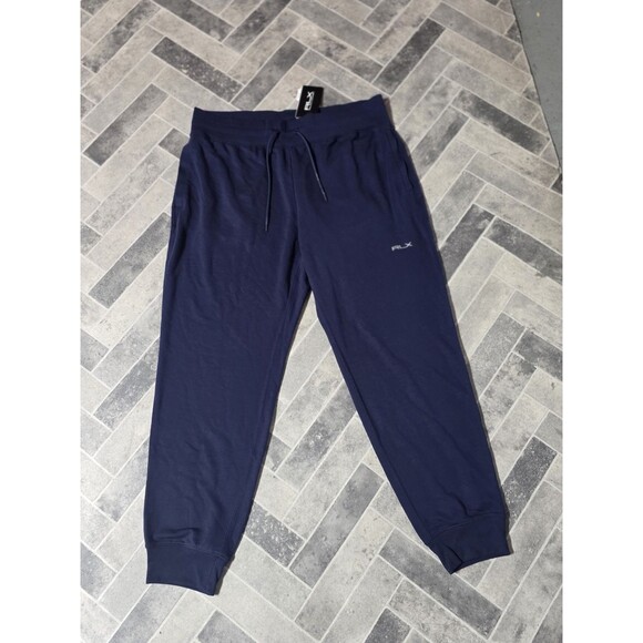 RLX Ralph Lauren Men’s Polyester Performance French Terry Joggers Size LARGE - Picture 11 of 16